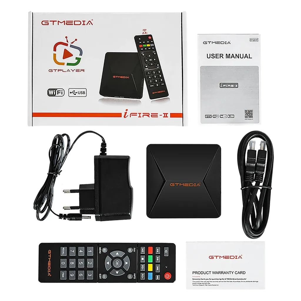 Récepteur TV Streaming pour Salon GTMedia Ifire-2 Wi-Fi Full HD 1080P