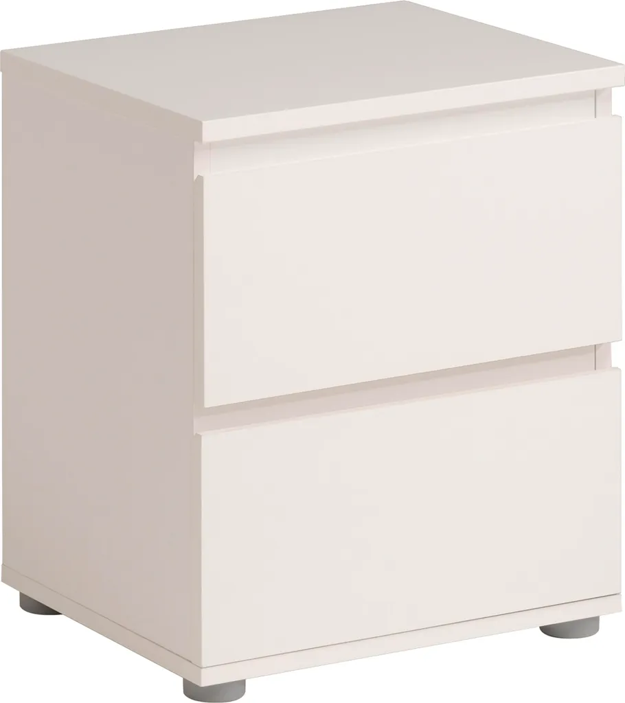 Console Nux 2 tiroirs blanc meuble d'entrée scandinave design
