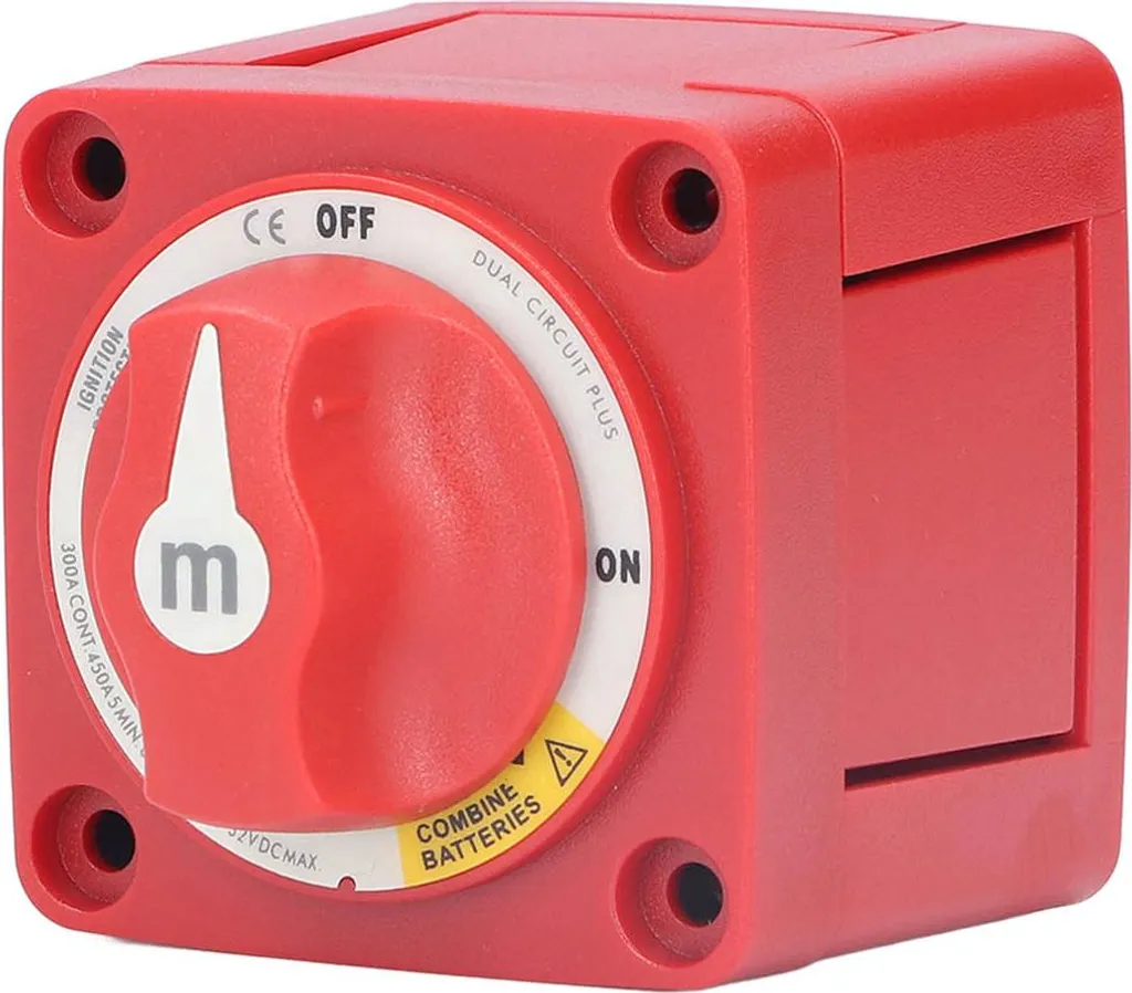 Coupe-circuit de batterie 12V/24V 300A sélecteur rotatif pour camping-car