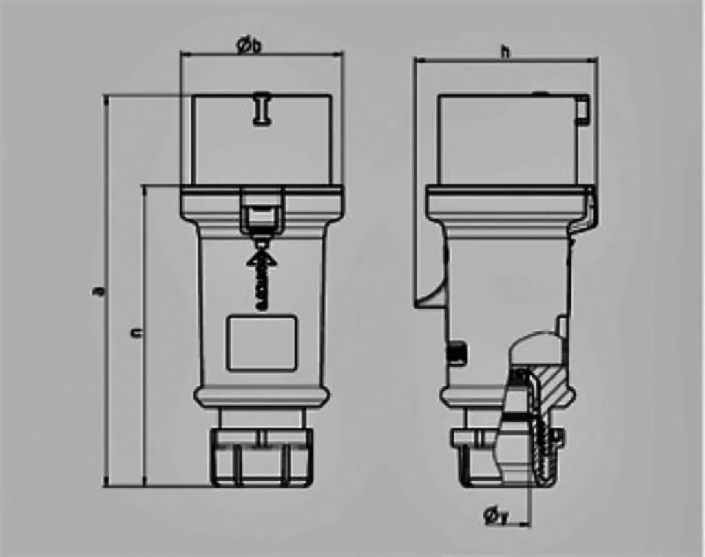 Fiche CEE 32A robuste IP44 - Remplacez vos prises défectueuses Mennekes - 3