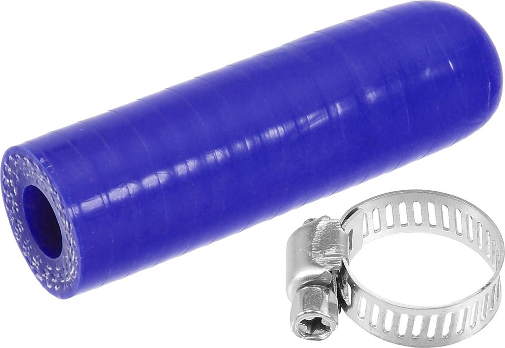 1 Satz Silikon Kühlmittel Kappe mit Klemme 10mm Innendurchm. Blau