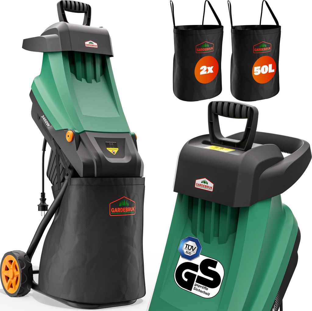 GARDEBRUK® Biotrituratore Elettrico Trinciatrice 2400W 2x Immagine del prodotto 