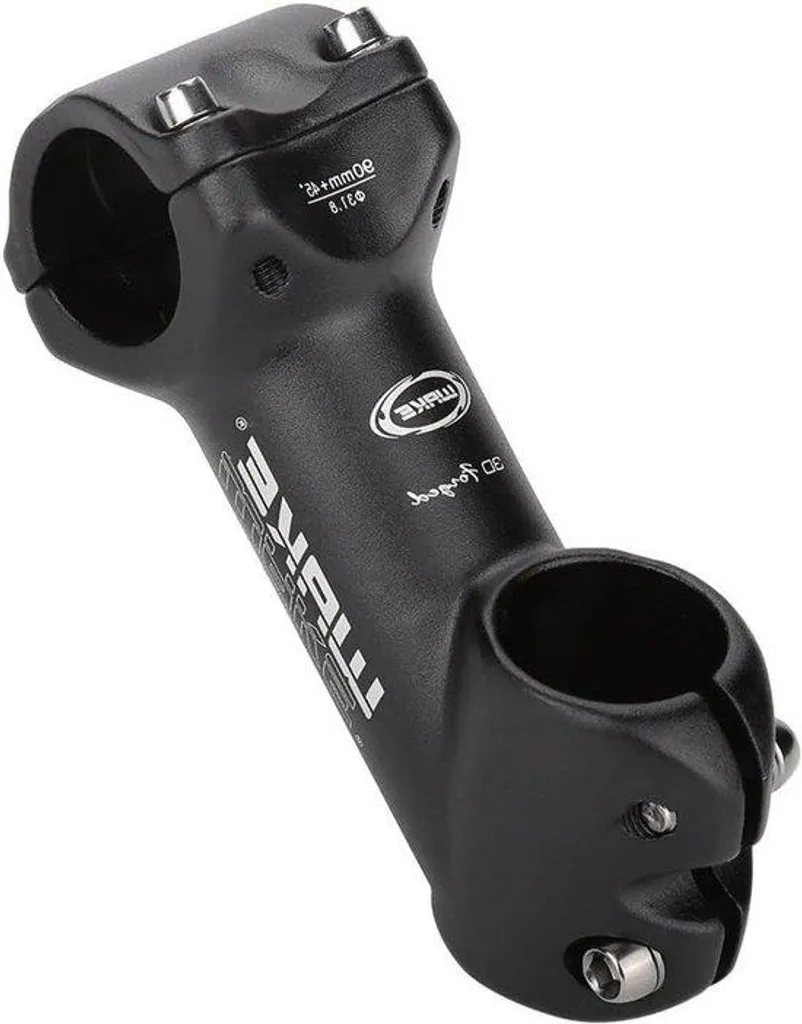 Support de guidon vélo aluminium 31.8mm réglable - Noir