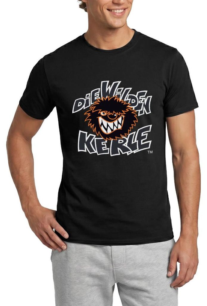 Spreadshirt Die Wilden Kerle Logo Wild Männer T-Shirt, 4XL, Schwarz