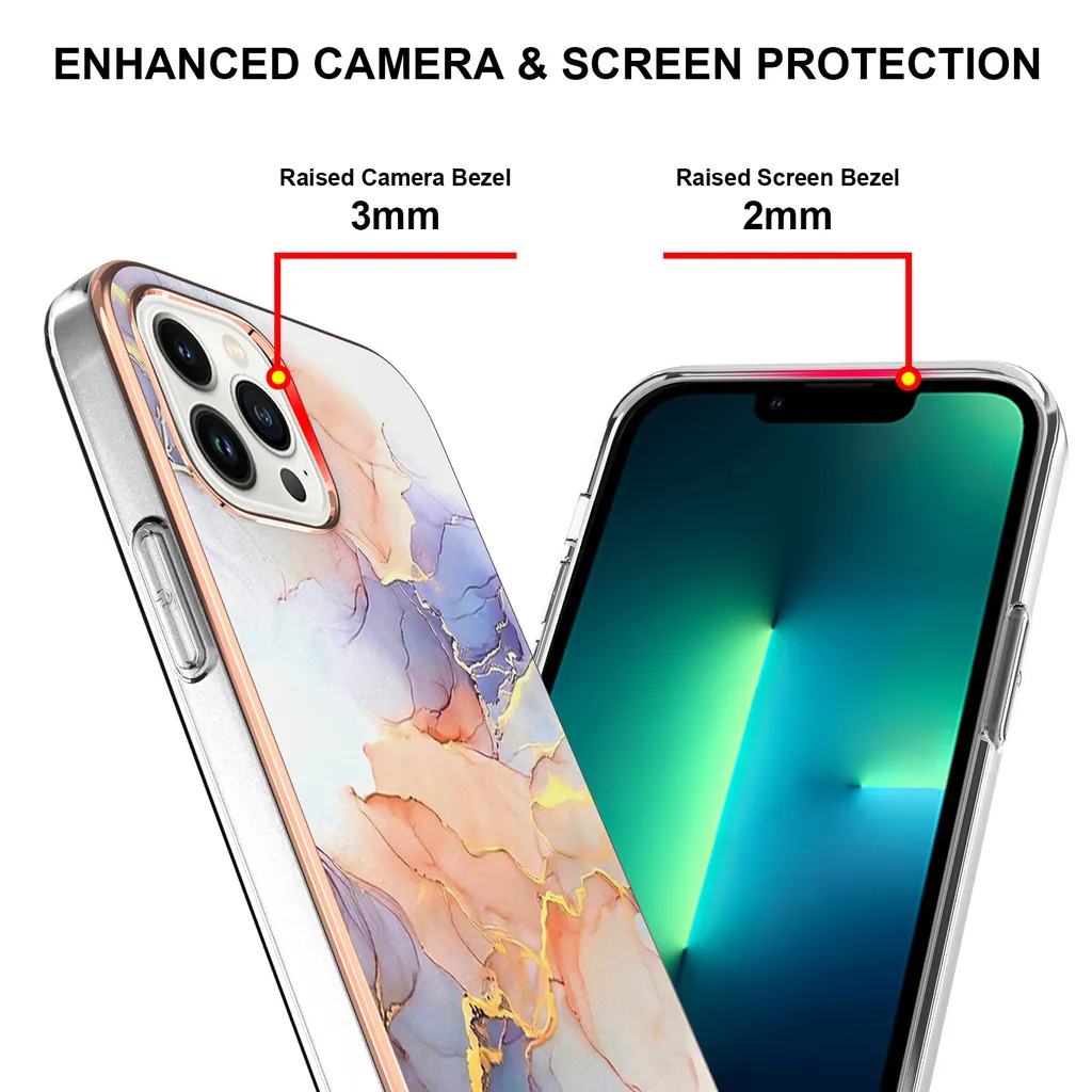 Custodia iPhone 13 Pro Max Silicone Bianco Antiurto | Cover TPU Alta Qualità - 5