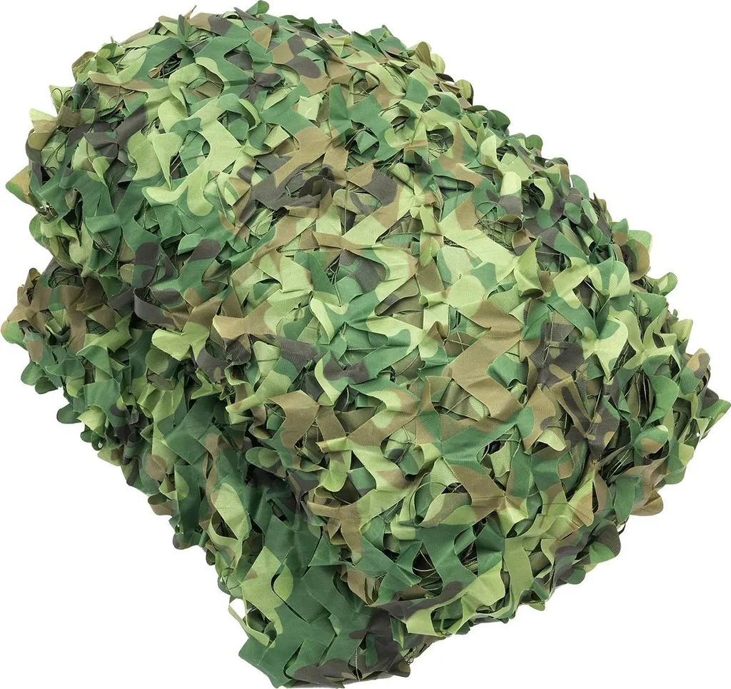Filet de camouflage forêt 3x5m en tissu Oxford renforcé haute résistance