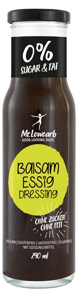 Mr. Lowcarb Vinaigre balsamique Vinaigrette saine, rapide Image du produit 