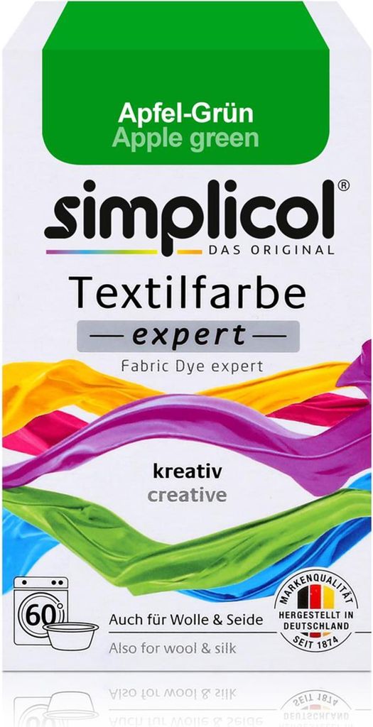 Simplicol Tintura tessile expert verde mela 150g - Colore Immagine del prodotto 