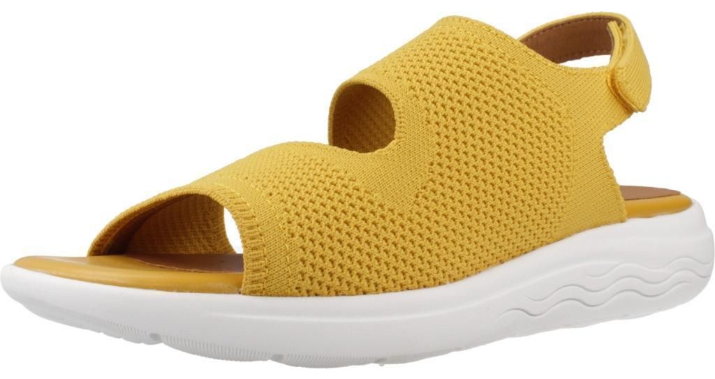 GEOX D SPHERICA EC5 A – Atmungsaktive Sneaker für Alltag und Freizeit in Gelb