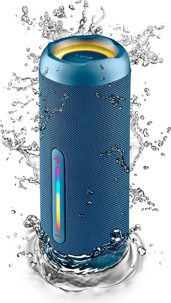 Altoparlante NGS Roller Furia 2 Blu: Audio 30W per Interni ed Esterni