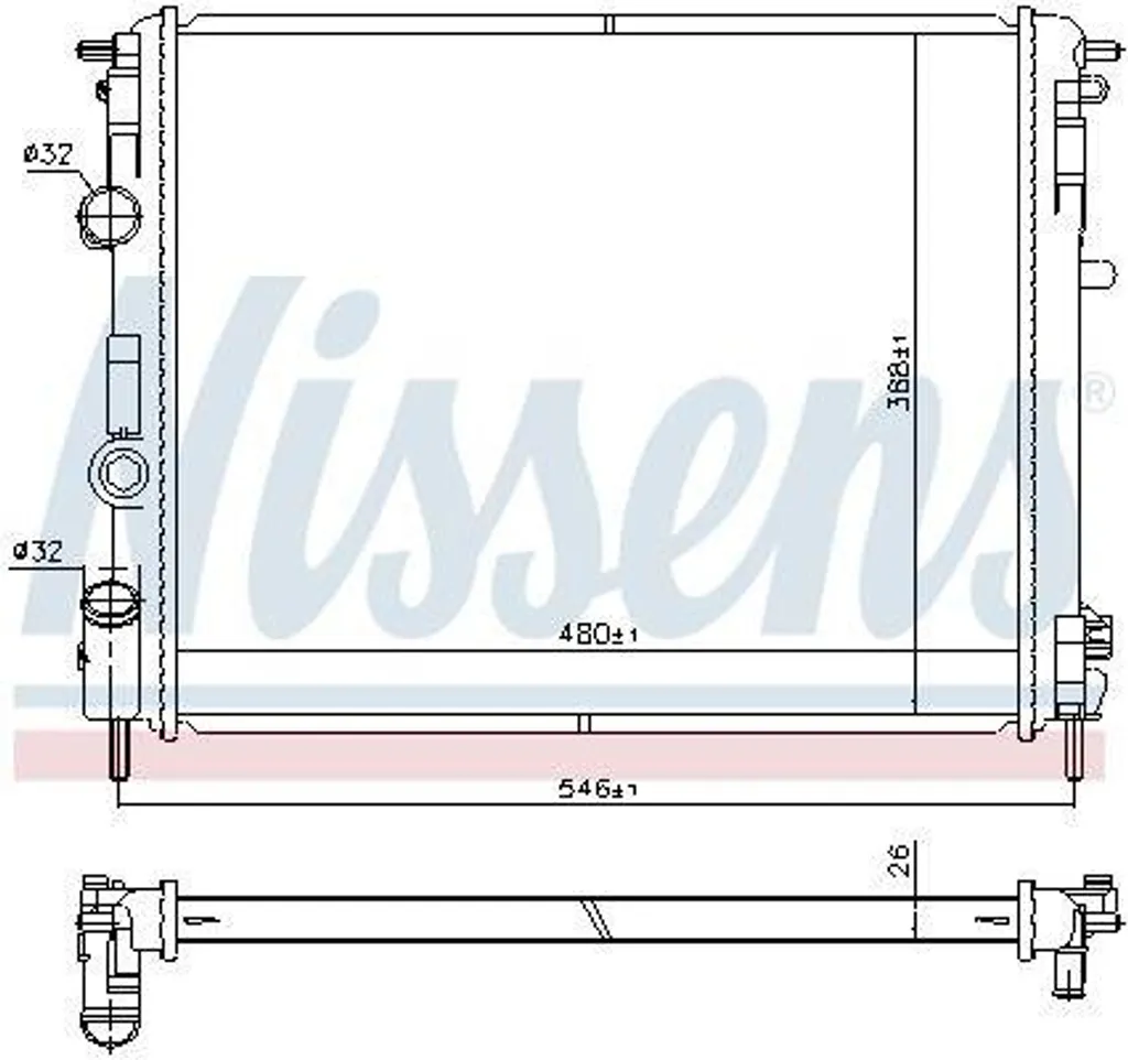 Radiateur moteur pour remplacer une pièce usée sur Clio 2 Van