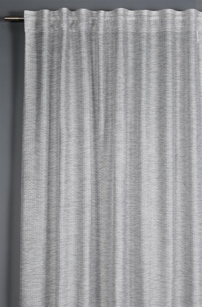 Gardinia Jaquard-Voile grau 140 x 245 cm