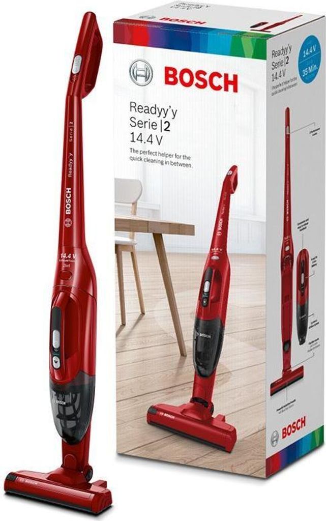 Aspirateur Balai sans fil Bosch BBHF214R, 2 en 1, Image du produit 