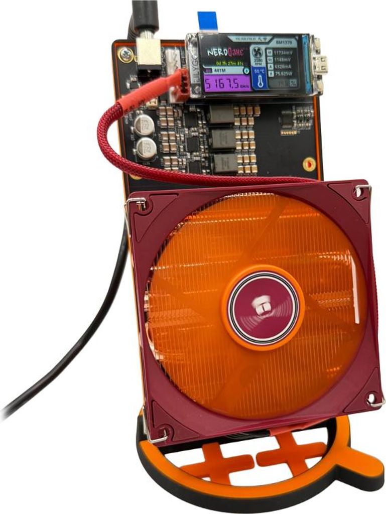 NerdQaxe++ 4,9 TH/s, 15 W/TH, Bitcoin Home Solo Miner