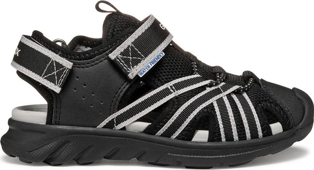 GEOX Sandalen SANDAL AIRADYUM, Textil, Schwarz, Kinder