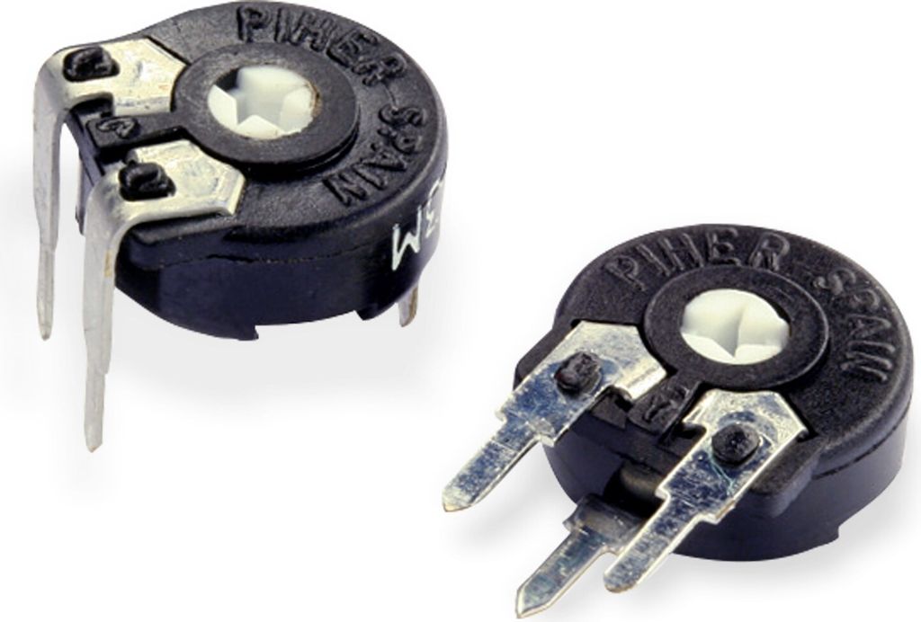 PIHER Potentiometer PT-10, 5,0 kΩ, liegend