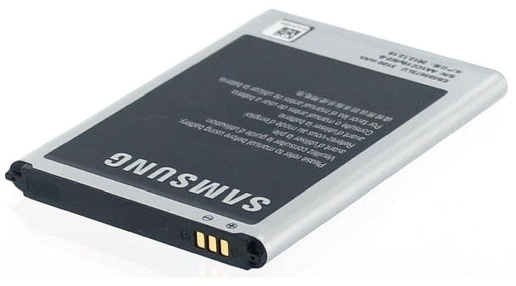 Akku für Samsung Galaxy Note 2 Li-Ion 3,7 Volt 3100 mAh schwarz.