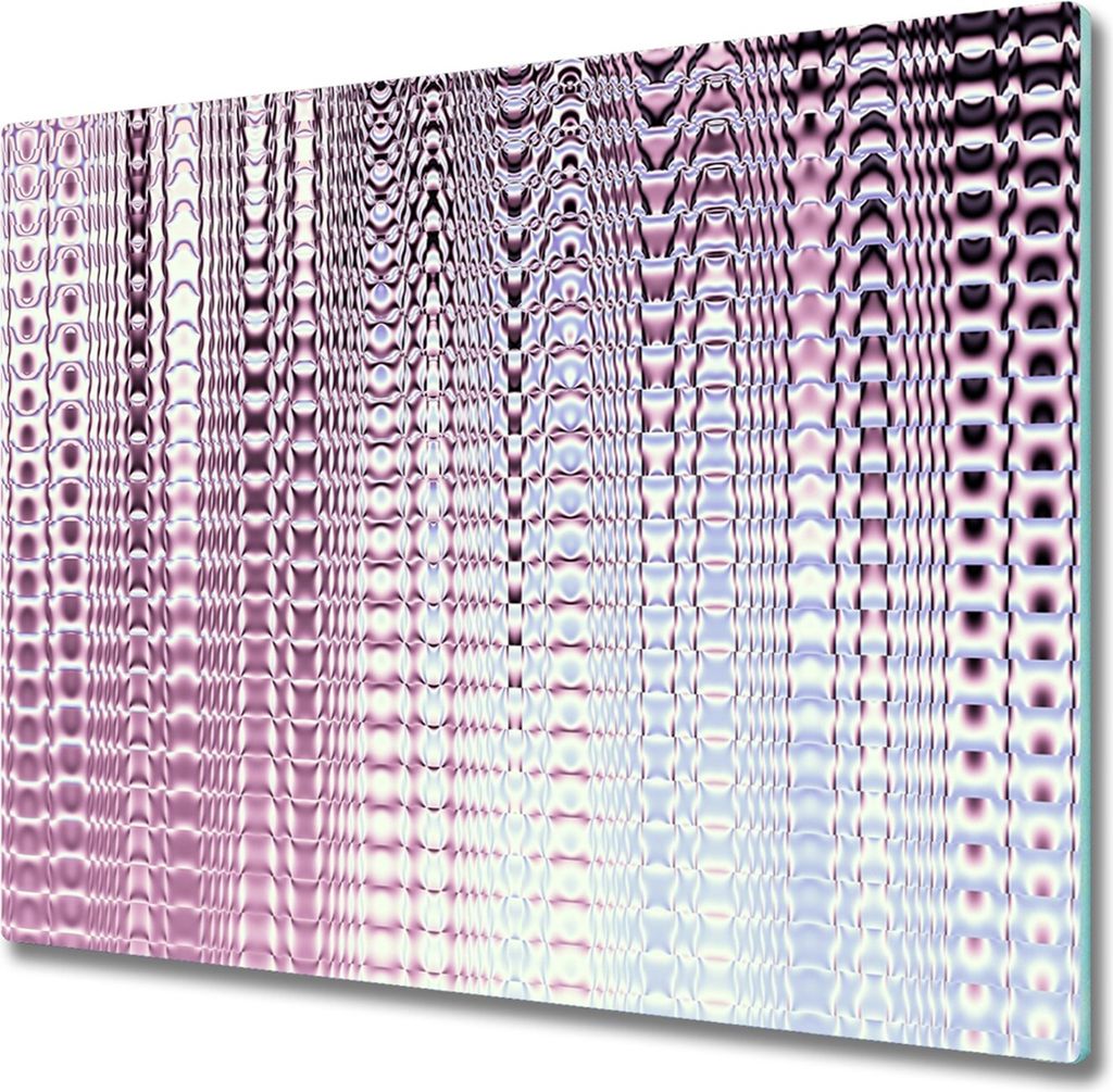 Glas Herdabdeckplatte 60x52 cm Spritzschutz Glasabdeckplatte Schneidebrett Fraktale Grafiken