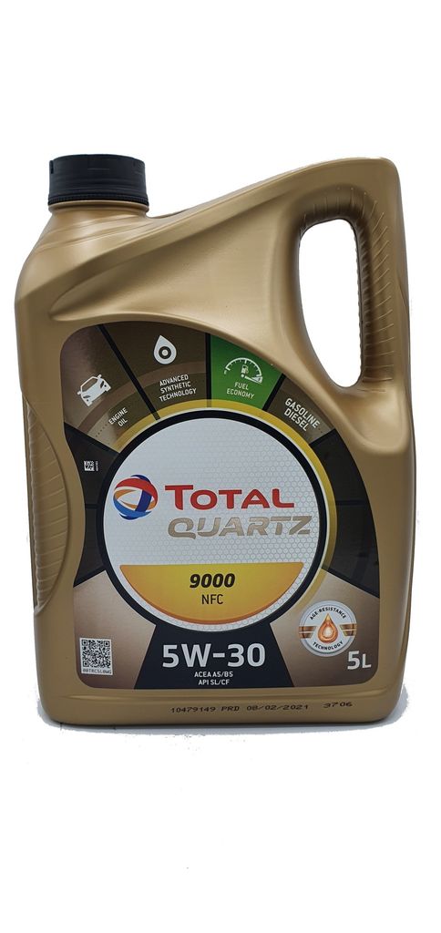 Total Quartz 9000 NFC 5W-30 5 Liter Produktbild 