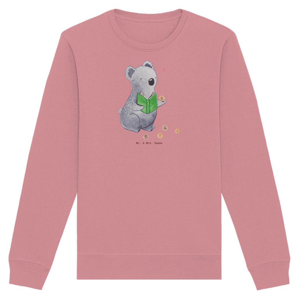Mr. & Mrs. Panda Baumwoll Pullover Koala Münzen sammeln Größe L - Canyon Pink - Geschenk, aus Aller Welt, Bio, Numismatik, Sweater, Sweatshirt, ...