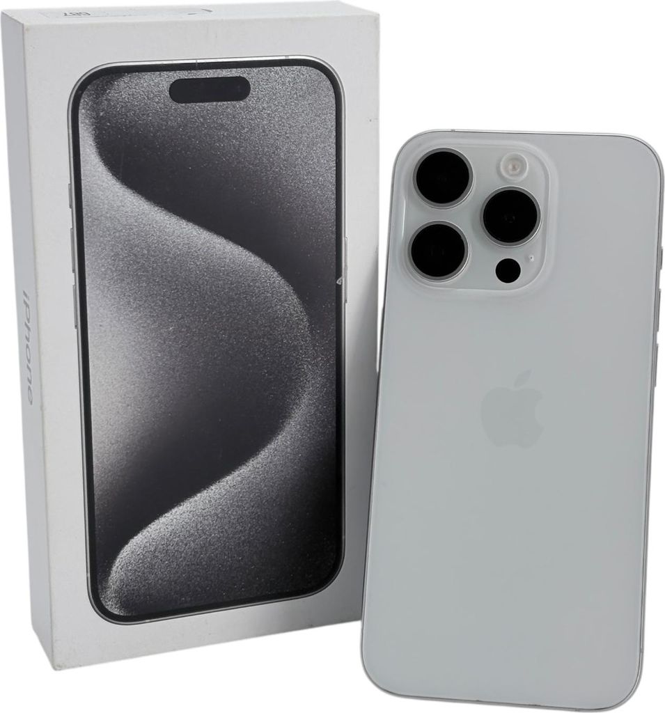 iPhone 15 Pro 128GB Titan Weiß Handys