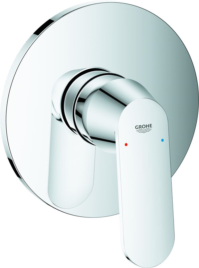 Grohe Einhand-Brausebatterie EUROSMART COSMOPOLITAN Fertigmontageset für Rapido SmartBox (35600) chrom