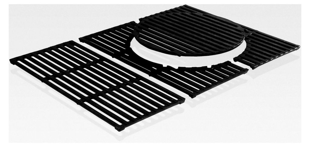 SWITCH GRID Rost-in-Rost System, Gusseisen Gasgrill Next & SAN DIEGO NEXT 3-Brenner, Grill-Zubehör, Grillrost, optionale Einsätze, Sear Grate, Pi...