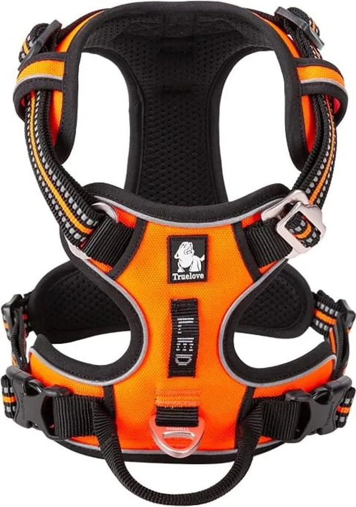 Harnais Chien Réfléchissant Truelove Premium M avec Attache Dorsale