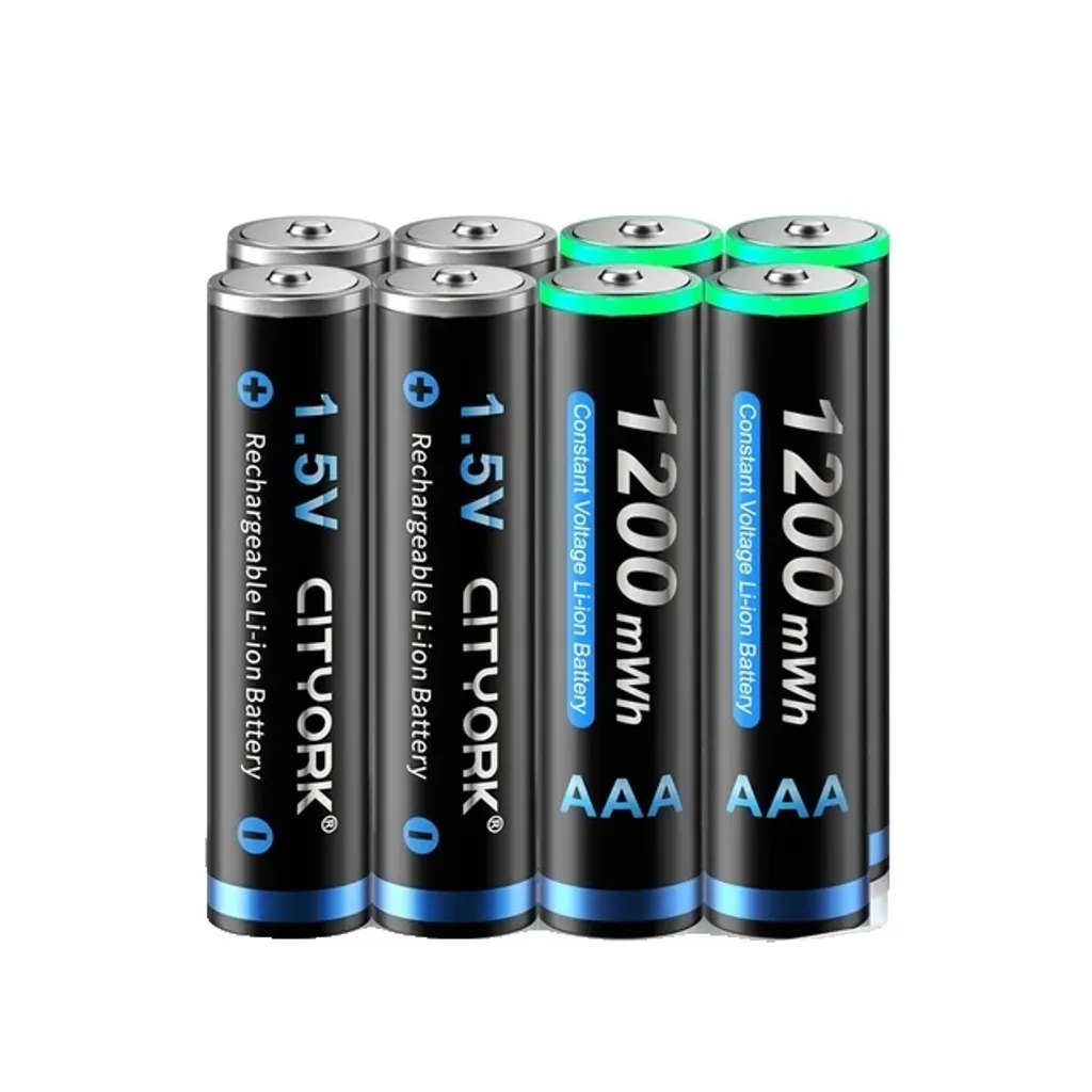 Batteries AAA rechargeables 1200mWh - Énergie fiable pour clavier et souris