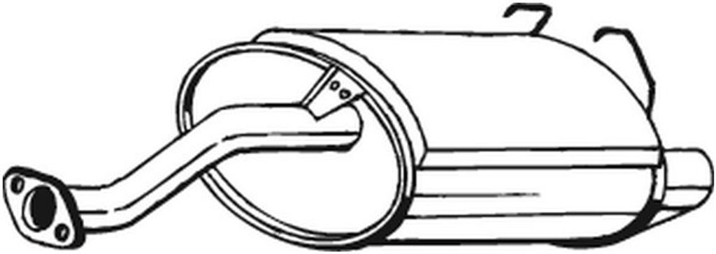 Bosal Endschalldämpfer 163-725