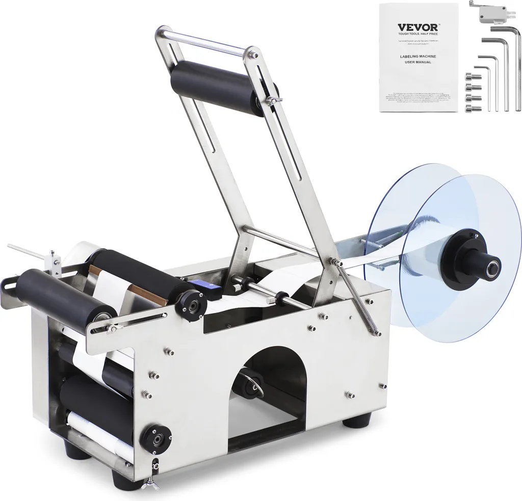 Étiqueteuse de bouteilles MT-50 à haute précision et structure inox