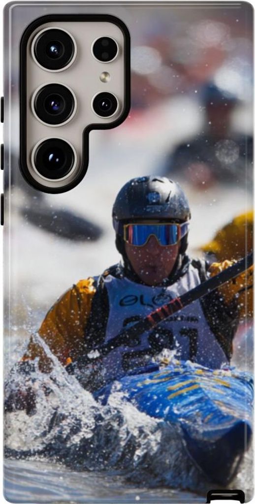 Dynamisches Kajakrennen – Hülle Kompatibel mit Samsung Galaxy S24 Ultra