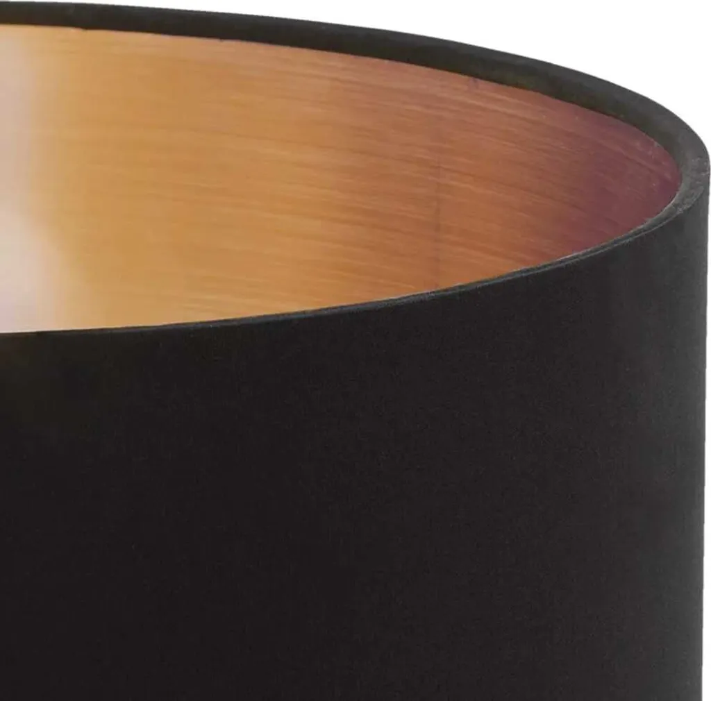 Lampada Eglo Carlton 2 Rame e Nero: Illuminazione d'Atmosfera Moderna - 3