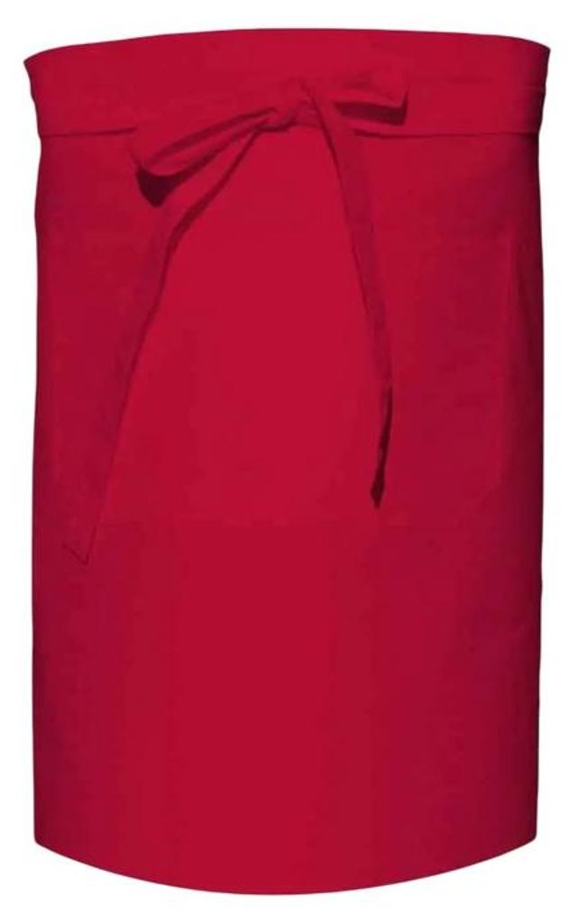 Link Kitchen Wear - Schürze, Vordertasche LT4946 (Einheitsgröße) (Rot)