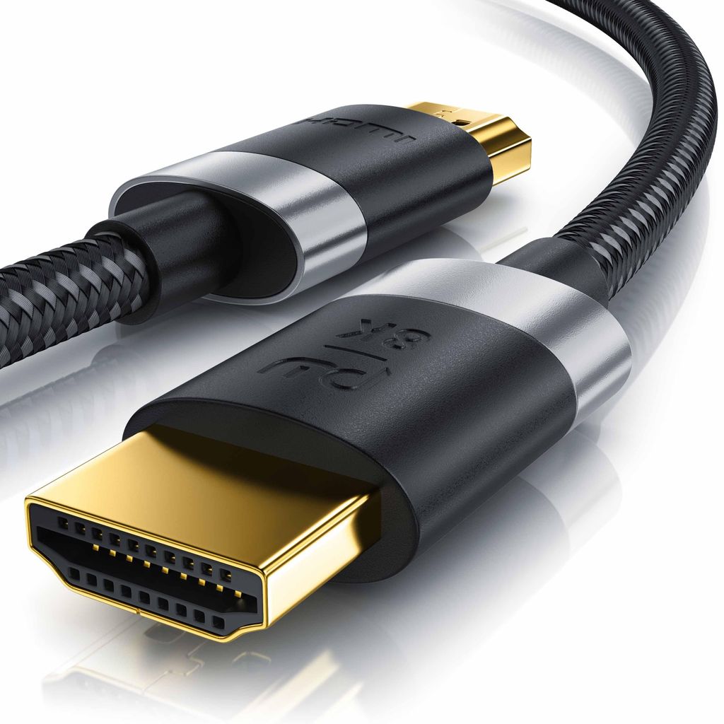 Primewire - 1m High Speed 8K HDMI Cable 2.1 Ethernet ARC 3D Image du produit 