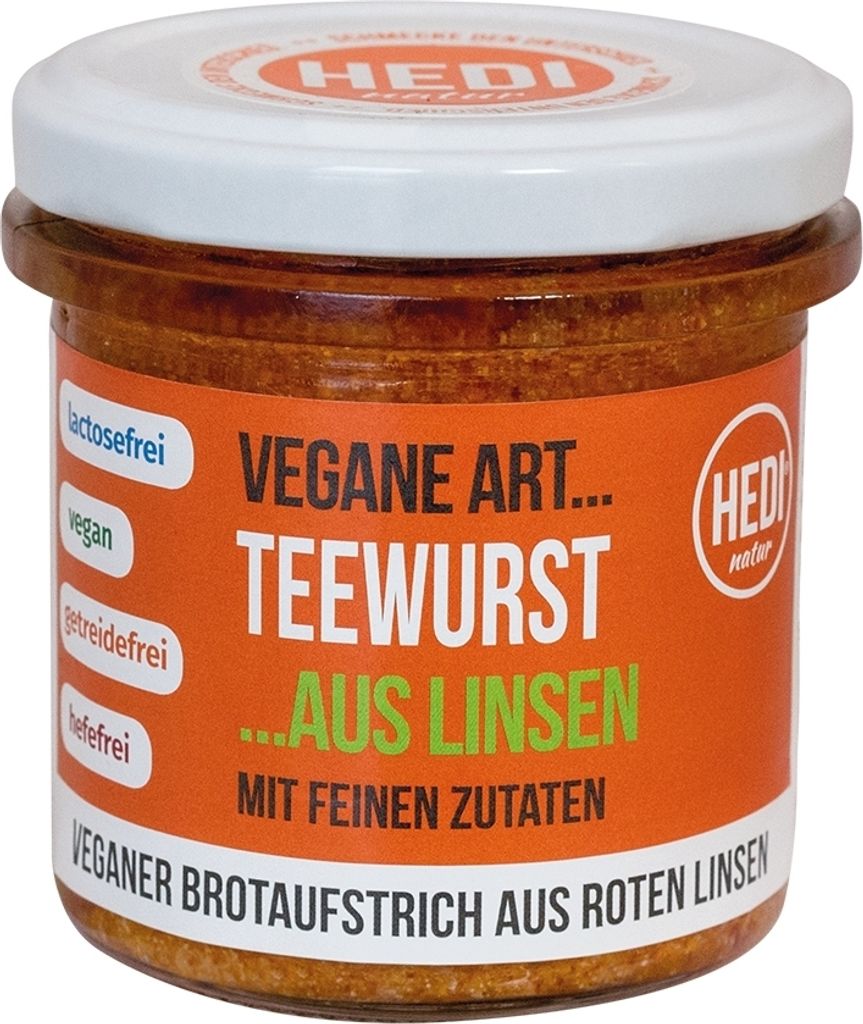 Vegane Art - Teewurst aus Linsen 140g Produktbild 