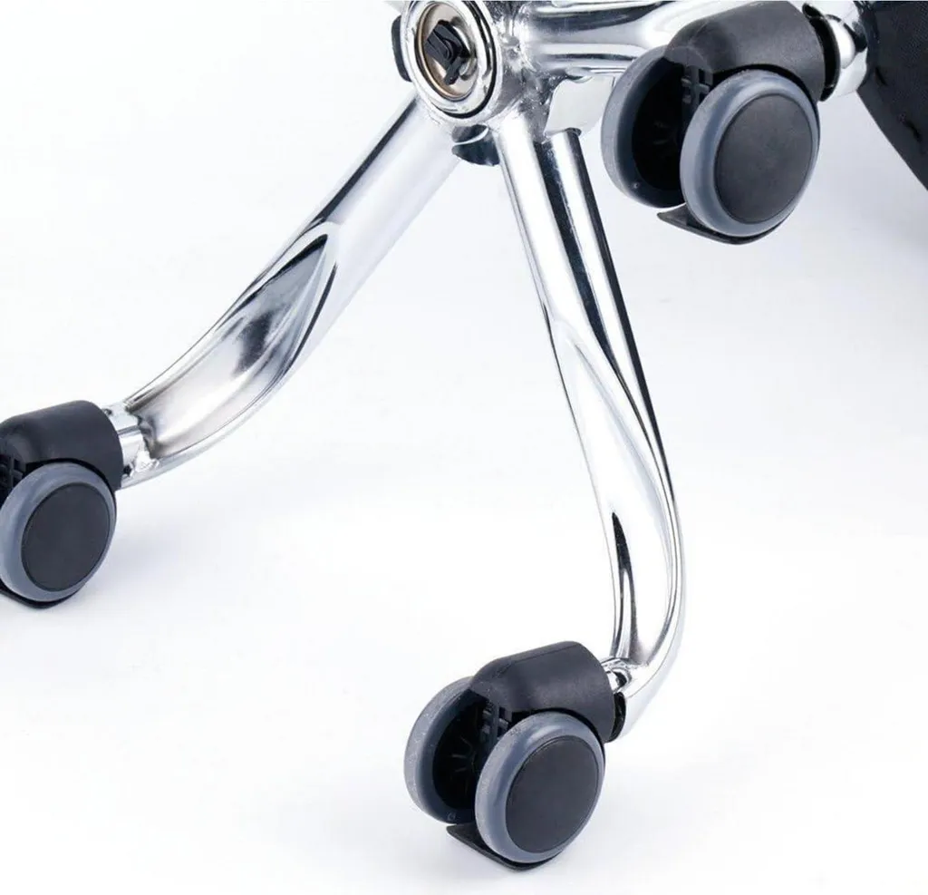 Tabouret à roulettes réglable noir Leader Accessories - 5