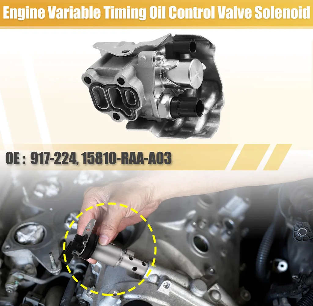 Valve de Contrôle d'Huile VVT 917-224 Haute Précision pour Moteur Honda