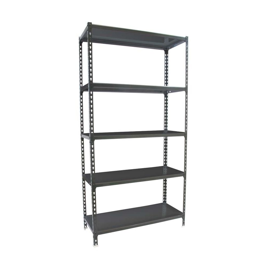 PROREGAL Schwerlastregal METAL SHARK | HxBxT 180x80x30cm | Fachlast 180kg | Anthrazit