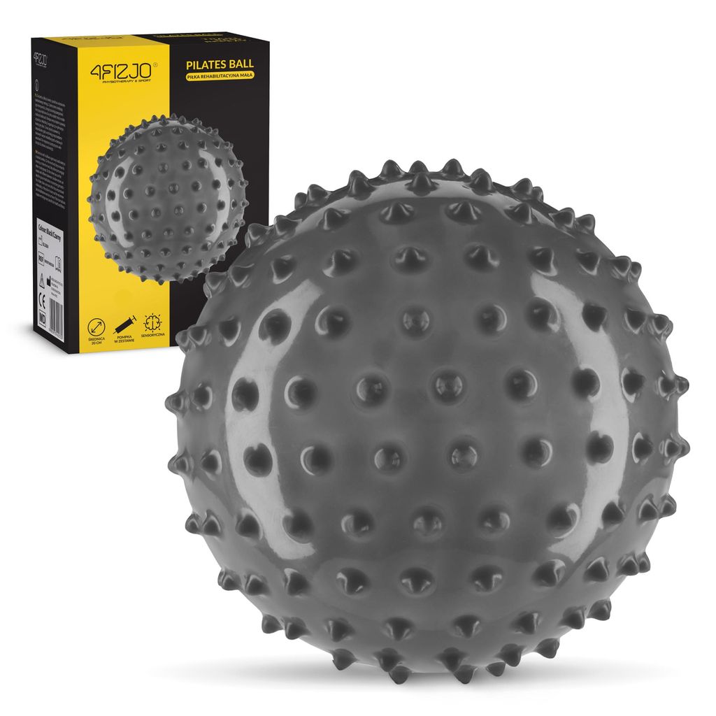 4FIZJO 20 cm Rehabilitationsball mit Noppen, PVC, Sensory Produktbild 