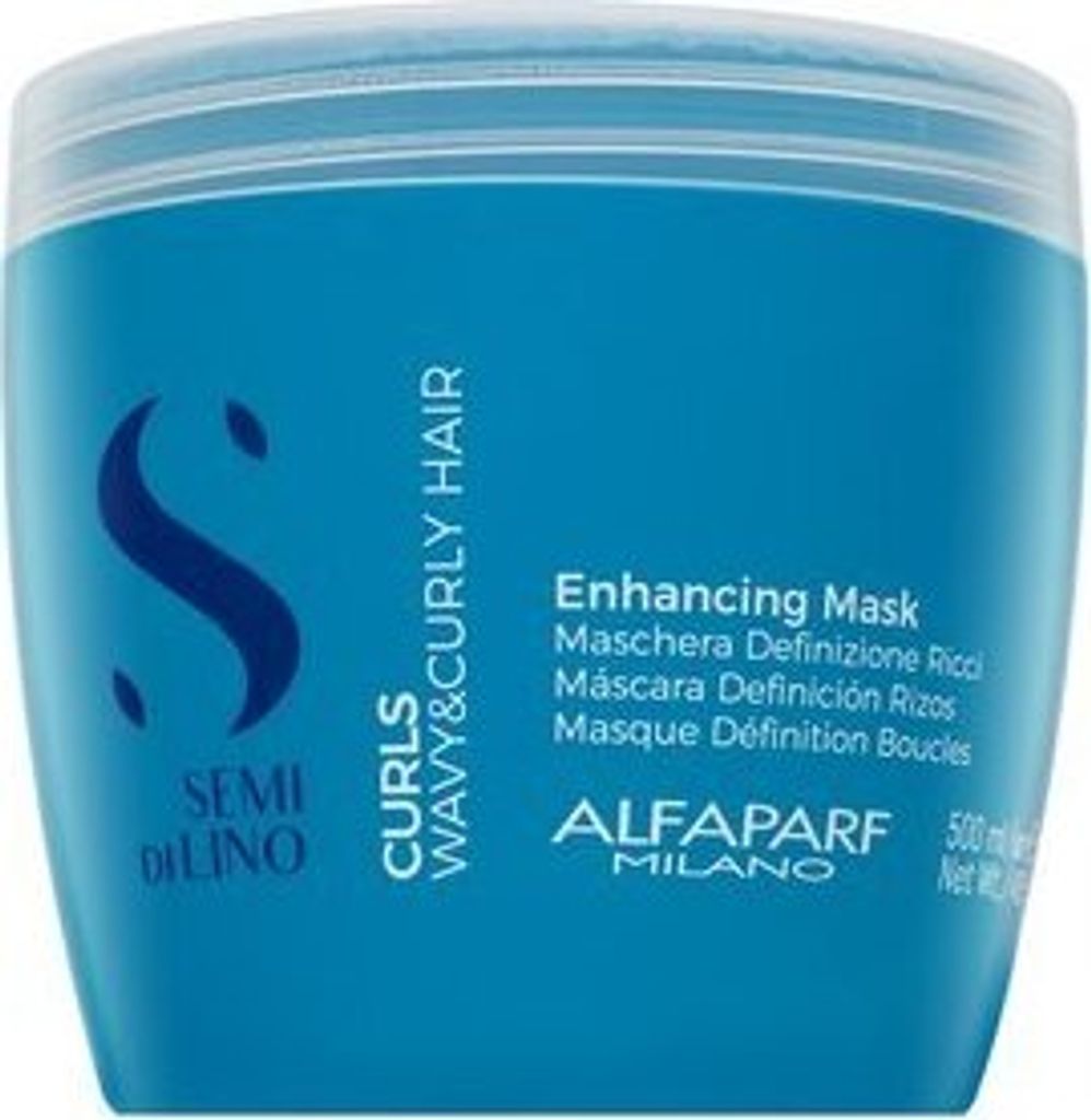 Alfaparf Semi Di Lino Curls Enhancing Masker 500ml Produktbild 1