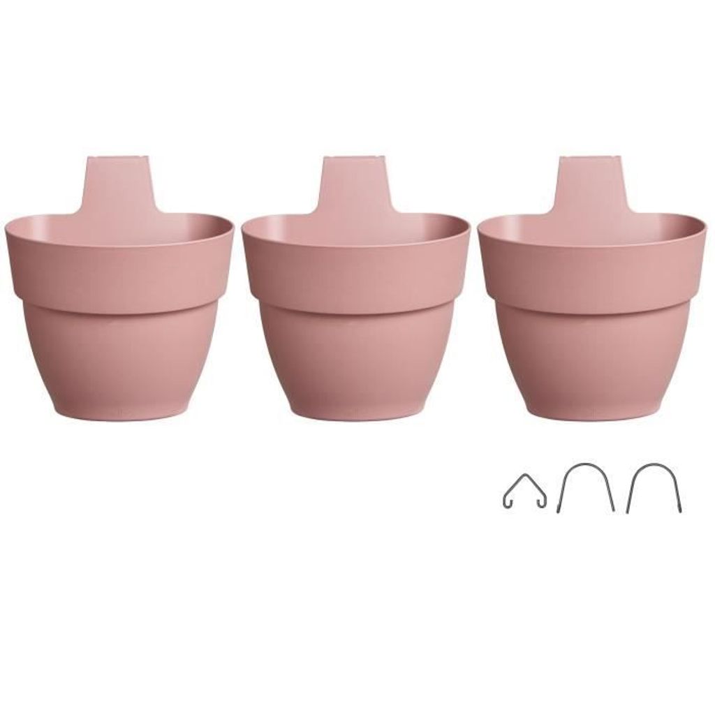 elho Vibia Campana Foret Vertical Pflanzgefäß Dusty Rose L Produktbild 