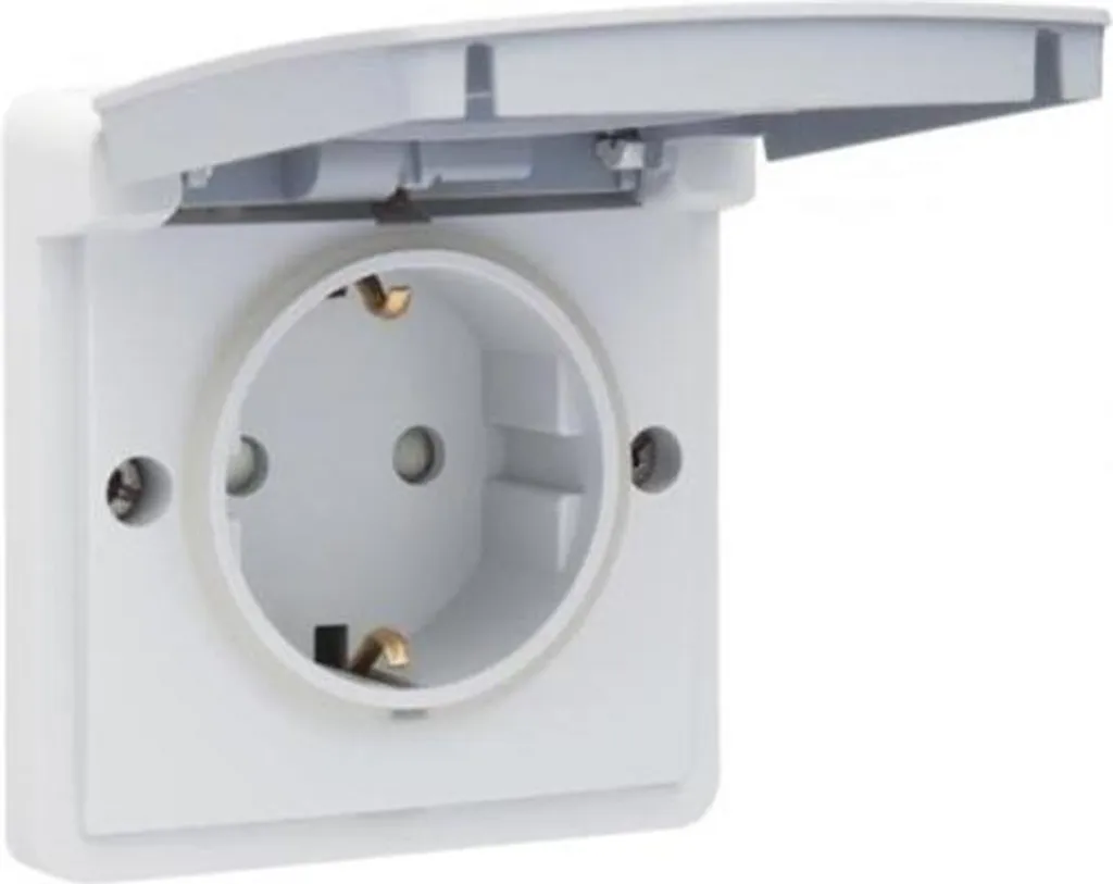 Interrupteur de garage Niko apparent IP44 pour montage sur socle