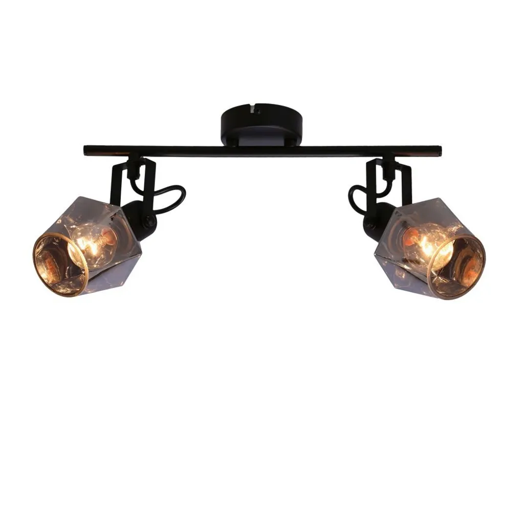 Applique et plafonnier Candellux Randi 92-13361 2xE14 15W en métal chrome