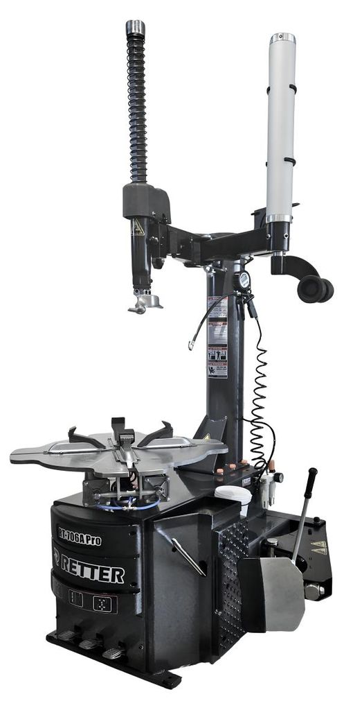 Montiermaschine RT-706A Pro mit Schwingarm, 2 Geschwindigkeiten und Felgenspannung bis 28 Zoll | RETTER