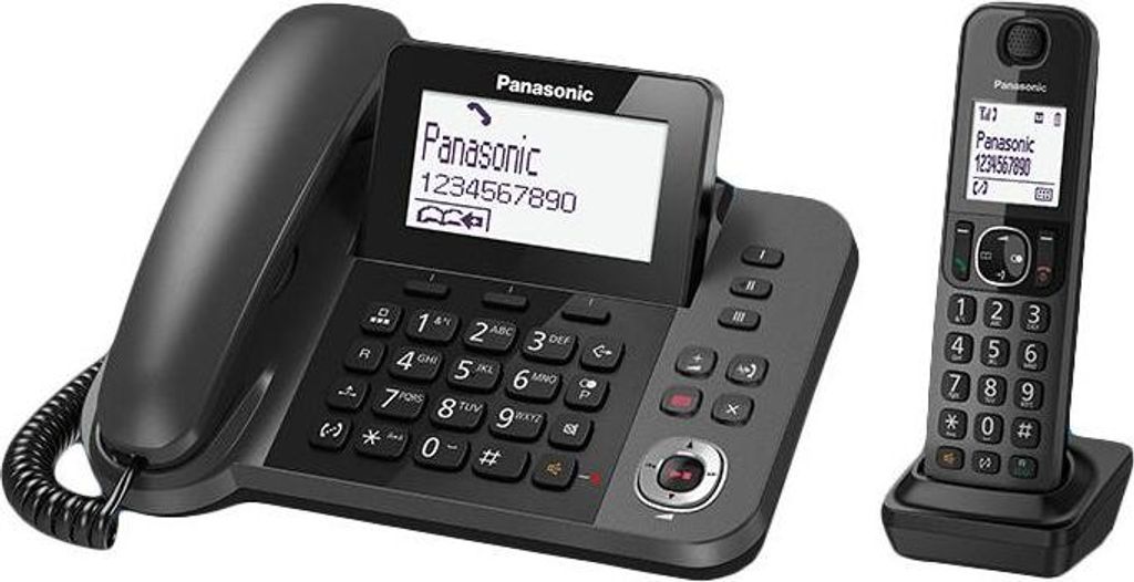 Telefono Panasonic KX-TGF320E con Cordless Identificatore Immagine del prodotto 