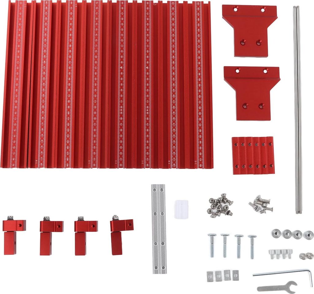 Parallelführungsschienensystem aus Aluminiumlegierung, präzise Skala, Holzbearbeitung, Kreissäge, Nagelführungsschiene