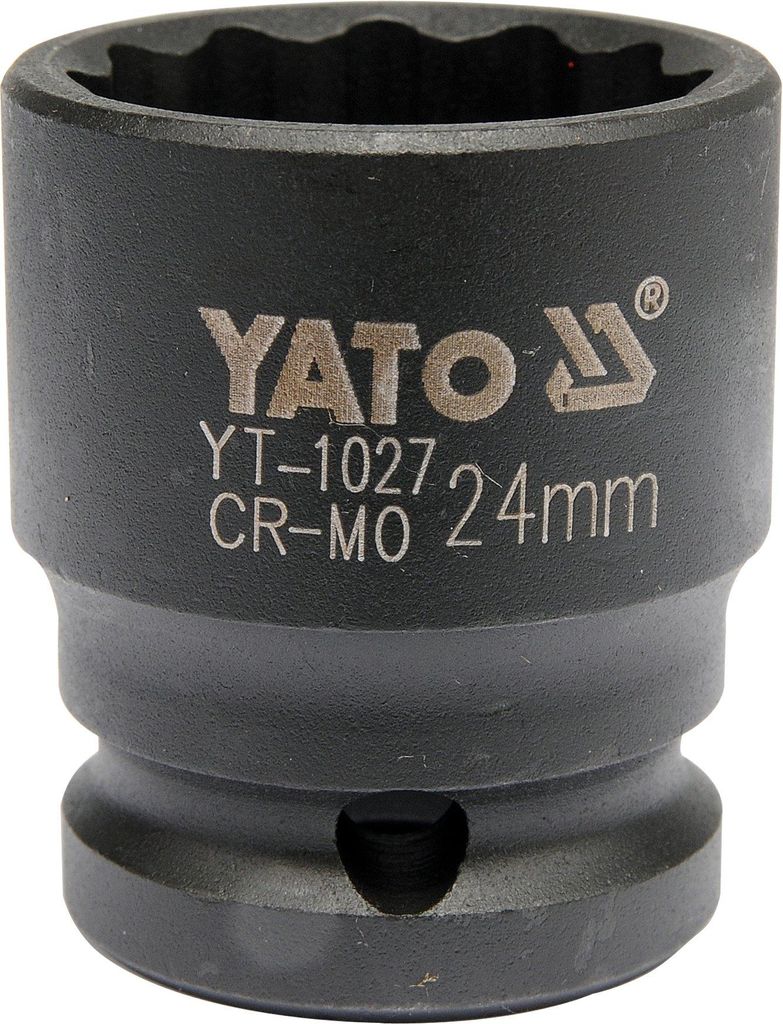 Nástrčkový kľúč pre rázový uťahovač 24 mm, 1/2", 12-hranný, Obrázok produktu 