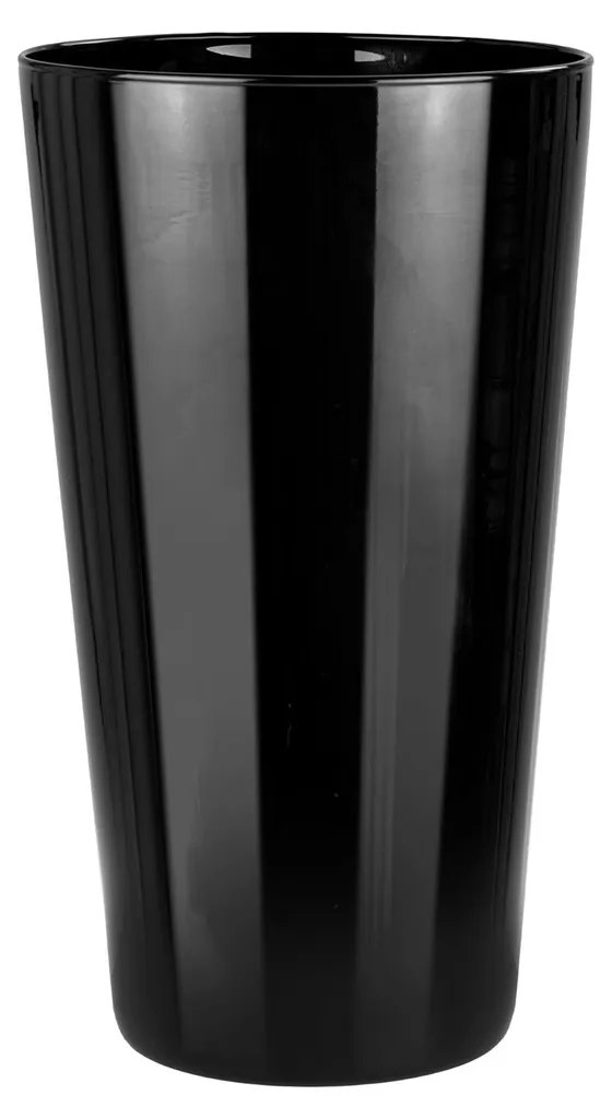 Vase en verre noir opaque Alyssa 25 cm - Cachez les tiges avec style