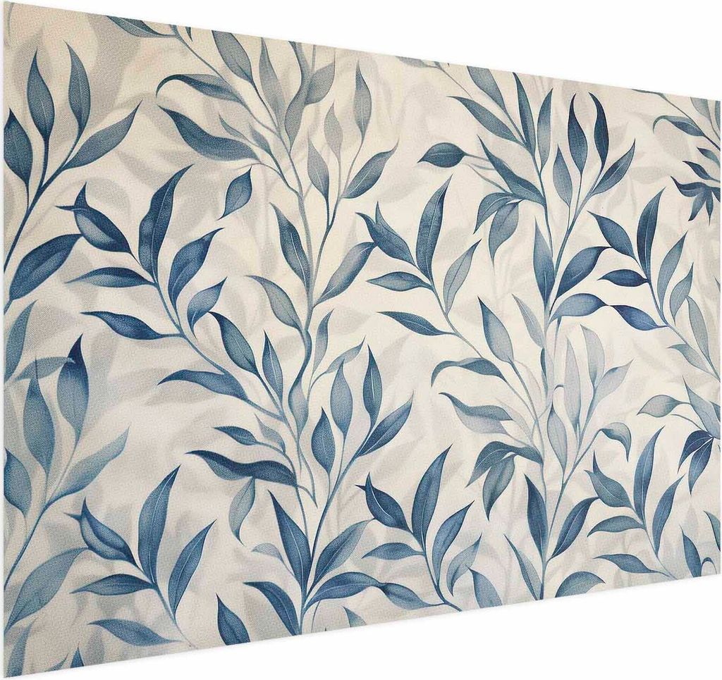 Posterpapier Poster - Delicate Botanical Motif with Blue Produktbild 